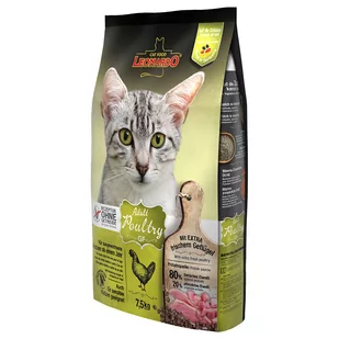 Leonardo Adult, drób, bez zbóż - 7,5 kg - Sucha karma dla kotów - miniaturka - grafika 1