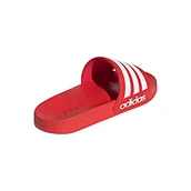 Klapki i japonki męskie - adidas Adilette Shower klapki męskie, czerwony, 48 EU - miniaturka - grafika 1