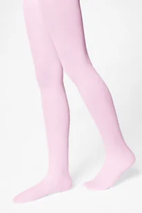 Rajstopy 60 DEN dla dziewczynek Wygodne i trwałe pończochy z mikrofibry Różowe 110/116 - Rajstopy dziecięce - miniaturka - grafika 1