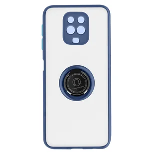 Etui Xiaomi Redmi Note 9 Pro/9 Pro Max/9S Bi-materiałowy metalowy pierścień - Etui i futerały do telefonów - miniaturka - grafika 1
