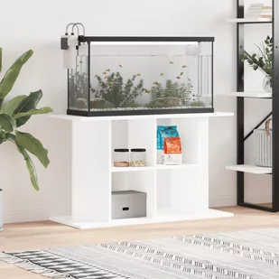 vidaXL Szafka pod akwarium, biała, 100x40x60 cm - Akwaria i zestawy akwarystyczne - miniaturka - grafika 1