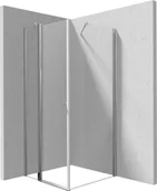 Kabiny prysznicowe - Kabina prysznicowa Deante Kerria Plus 90x90 kwadratowa chrom połysk transparentne uniwersalna KKN0U09S09 - miniaturka - grafika 1