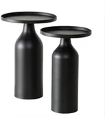 Ławy i stoliki kawowe - Stoliki kawowe OPRAH, okrągłe, 2 sztuki - miniaturka - grafika 1