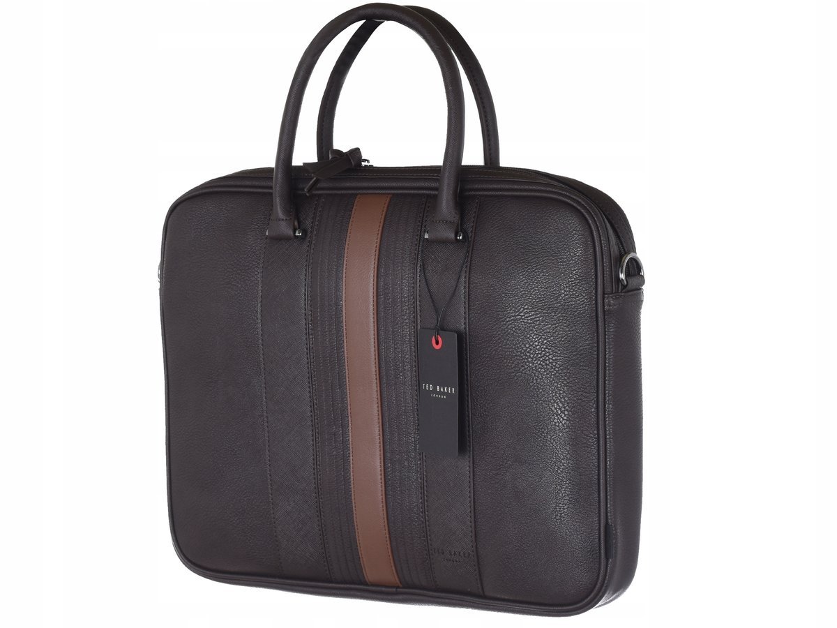 TED BAKER LONDON - TORBA NA LAPTOPA 256434 BRN-CHOC NEVVER torba na ramię