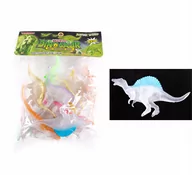 Figurki dla dzieci - Figurki Świecące W Ciemności Dinozaury 12Szt - miniaturka - grafika 1