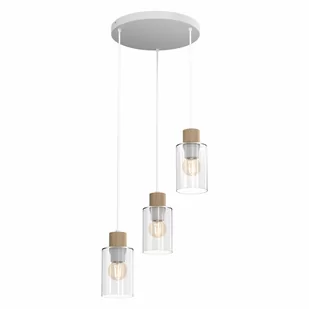 Madera lampa wisząca 3-punktowa biała MLP8556 - Lampy sufitowe - miniaturka - grafika 3