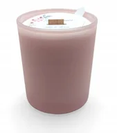 Świece - Świeca Sojowa naturalna ręcznie robiona różowy matt 230 ml Palo Santo - miniaturka - grafika 1