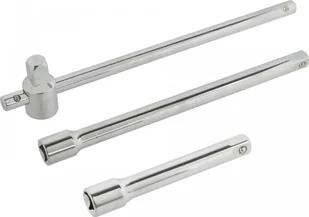 Geko POKRĘTŁO Z PRZEDŁUŻKAMI 1/2" 3EL. 20 G13510 GEKO - Klucze i nasadki - miniaturka - grafika 1