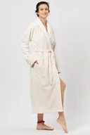 Szlafroki damskie - Szlafrok damskie o kobiecym kroju z miękkiej ciepłej dzianiny LGL 803 Key - miniaturka - grafika 1