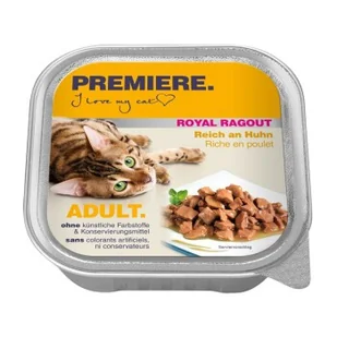 PREMIERE Royal Ragout Kurczak 32x100 g - Mokra karma dla kotów - miniaturka - grafika 1