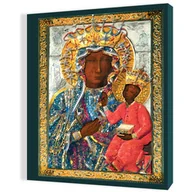 Ikony i obrazy sakralne - Obraz religijny na płótnie Matka Boża Częstochowska suknia wdzięczności Narodu Polskiego - miniaturka - grafika 1