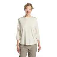 Koszulki i topy damskie - Damska koszulka z krótkim rękawem Jack Wolfskin TRAVEL 3/4 T W cotton white heather - XS - miniaturka - grafika 1