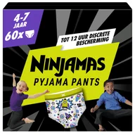 Pieluchy - Pampers Ninjamas Chłopiec Pieluchomajtki, 60 par pieluchomajtek 7 lat - miniaturka - grafika 1