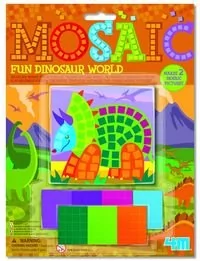 4M Mini mozaika Dinozaur - Zabawki kreatywne - miniaturka - grafika 1