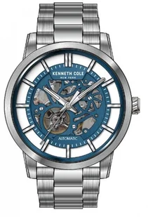 Zegarek Zegarek męski KENNETH COLE KCWGY0064302 granatowy klasyczny skeleton - Zegarki męskie - miniaturka - grafika 1