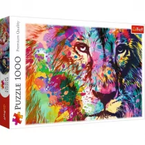 Puzzle 1000 Kolorowy lew TREFL - Puzzle - miniaturka - grafika 2