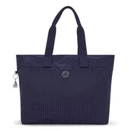 Torebki damskie - Kipling Elevated Jacquard Colissa Up Shopper Bag 50 cm Komora na laptopa niebieski - miniaturka - grafika 1