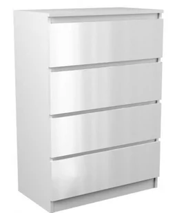 Topeshop Komoda szafka MALWA, 4 szuflady, dąb sonoma, 70x40x95,5 cm - Komody - miniaturka - grafika 3