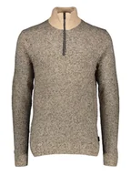 Swetry męskie - Jack & Jones Sweter w kolorze beżowo-czarnym - miniaturka - grafika 1