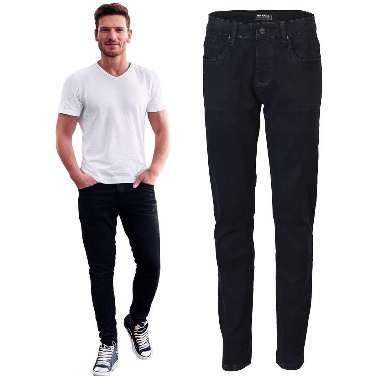 Spodnie Męskie Jeansy Elastyczyne BLAKE2 Comfort Fit W37/L34 Pako Jeans