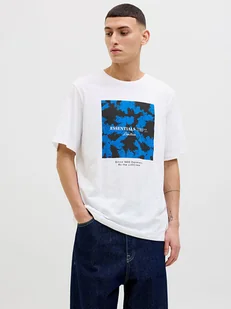 Jack & Jones Koszulka "Jeff" w kolorze białym - Koszulki męskie - miniaturka - grafika 1