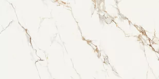 Gres Statuario warm white polished rectified 60x120 - Płytki ceramiczne - miniaturka - grafika 1
