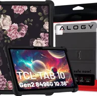 Etui do tabletów - Etui na tablet Alogy Etui do TCL TAB 10 Gen2 8496G 10.36" 10.4 obudowa na tablet silikonowe Alogy Stand Case Czarny - miniaturka - grafika 1