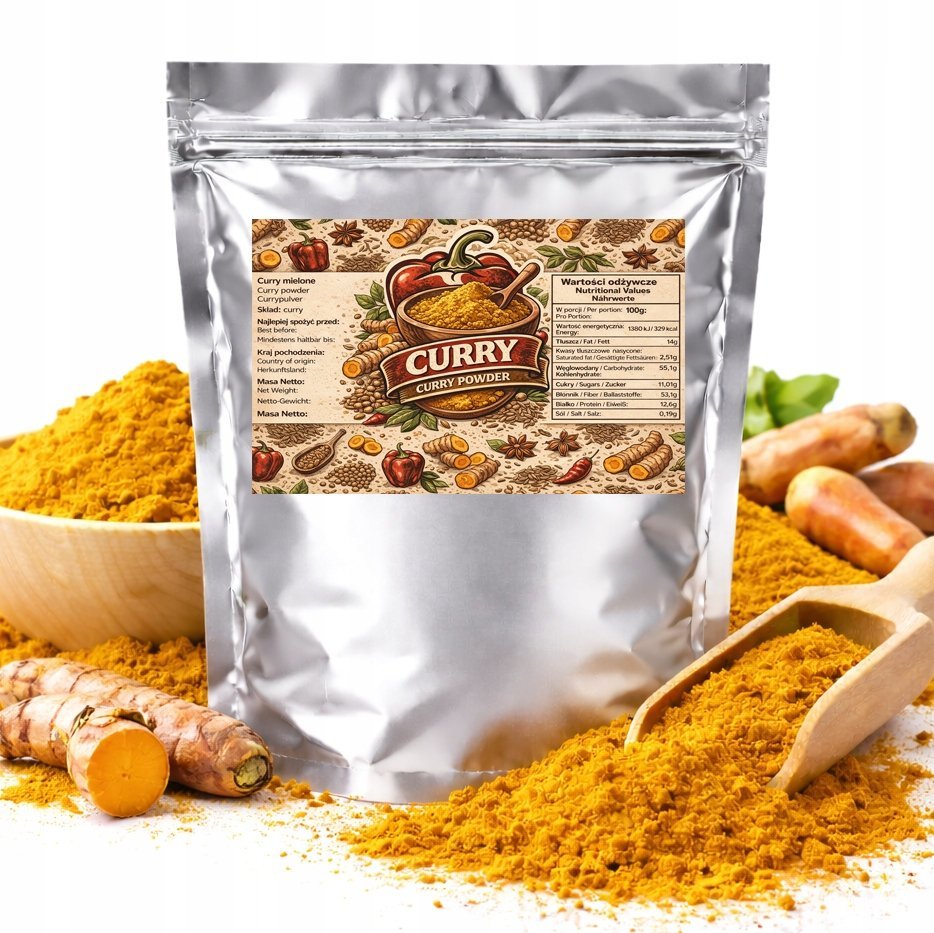 Curry Mielone Aromatyczne przyprawa indyjska PREMIUM 100G