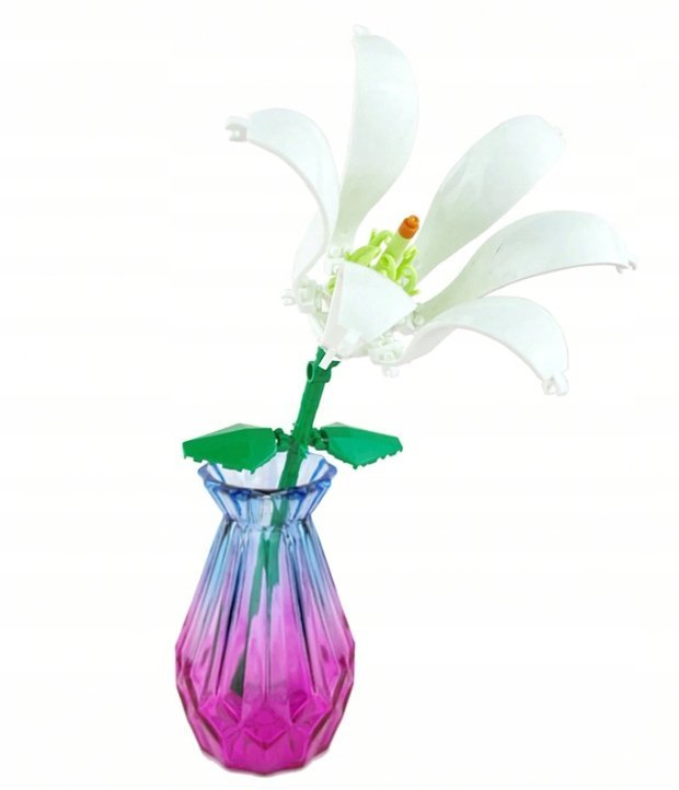 FLOWER kwiaty klocki dla dzieci dorosłych Lilia wieczny kwiat DZIEŃ KOBIET