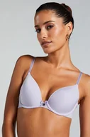 Biustonosze - Hunkemöller Biustonosz usztywniany z fiszbinami Plunge Fioletowy - miniaturka - grafika 1
