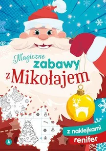 Magiczne zabawy z Mikołajem. Renifer - Książki edukacyjne - miniaturka - grafika 2