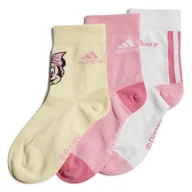 Skarpetki dla dzieci - Dziecięce Skarpety za kostkę ADIDAS DISNEY M&D SOCK HI1235 – Żółty - miniaturka - grafika 1