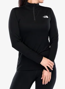 Bluza damska The North Face Flex 1/4 Zip Tee Slim - tnf black - Bluzy sportowe damskie - miniaturka - grafika 1