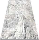 Dywany - Dywan TULS nowoczesny, strukturalny, frędzle 51328 Vintage, przecierany, abstrakcja kość słoniowa / szary beżowy 120x170 cm - miniaturka - grafika 1