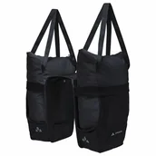 Sakwy rowerowe - Vaude TwinShopper Torba na rower 42 cm black - miniaturka - grafika 1