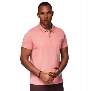 Klasyczna koszulka polo z bawełnianej dzianiny - różowa V4 OM-POWS-0142 XXL - Koszulki męskie Klasyczna koszulka polo z bawełnianej dzianiny - różowa V4 OM-POWS-0142 XXL - Koszulki męskie - miniaturka - grafika 1