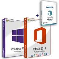 Systemy operacyjne - Microsoft Windows 10 Pro + Office 2019 Professional Plus (Aktywacja online) + Panda Dome Essential (3 urządzenia / 1 rok) Family Pack - miniaturka - grafika 1
