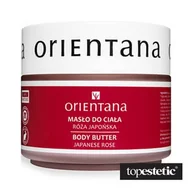 Balsamy i kremy do ciała - Orientana Body Butter Japenese Rose Masło do ciała - róża japońska 100 g - miniaturka - grafika 1