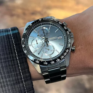 Zegarek ZEGAREK MĘSKI SEIKO CHRONOGRAPH SELECTION SBTR029 + BOX - Zegarki męskie - miniaturka - grafika 4