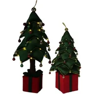 Choinki - Pluszowa choinka, dekoracja z LED, 115 cm - miniaturka - grafika 1