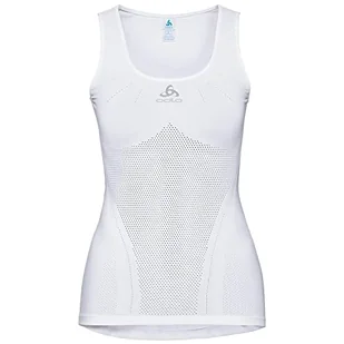 ODLO damska SUW top Crew Neck Singlet Performance BR koszulka, biała, duża 411461 - Koszulki i topy damskie - miniaturka - grafika 1