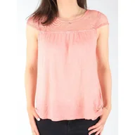 Koszulki i topy damskie - Koszulka Wrangler Capsleeve Tee Coral Peach W W7337FDJX - miniaturka - grafika 1