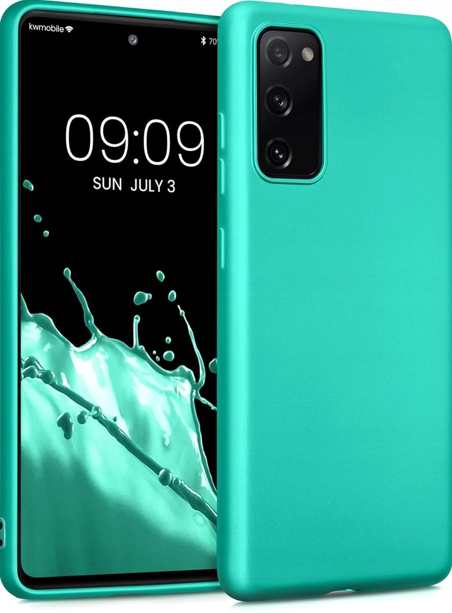 ETUI ETUIE POKROWIEC OSŁONA OBUDOWA TELEFONU MIĘKKI ELASTYCZNY TURKUSOWY