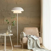 Lampy stojące - Lucande Kellina lampa stojąca biała - miniaturka - grafika 1