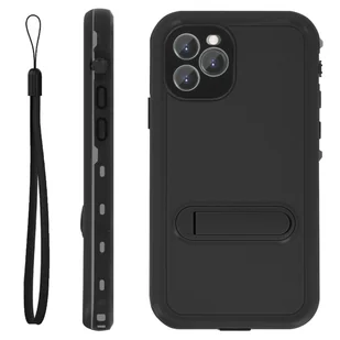 Etui Ochronne Iphone 11 Pro Bi-Materiał Wodoodporny 2M Z Czarnym Uchwytem Wideo - Etui i futerały do telefonów - miniaturka - grafika 1