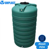 Zbiorniki na deszczówkę - UHP Zbiornik na wodę 2000l UHP VERTICON V-2000 Ciemnozielony - miniaturka - grafika 1