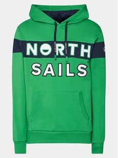 North Sails Bluza 691250 Zielony Regular Fit - Bluzy męskie - miniaturka - grafika 1