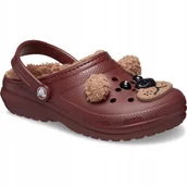 Buty dla dziewczynek - Ocieplane Dziecięce Chodaki Crocs Classic Lined Iam Bear 210019 Clog 22-23 - miniaturka - grafika 1