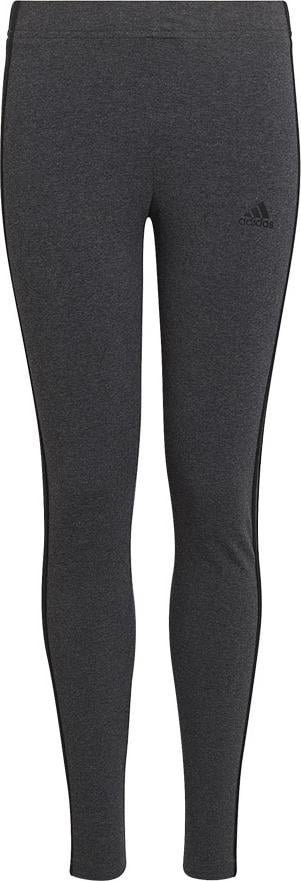 Adidas Legginsy adidas 3S Leg Jr HB7937 HB7937 szary 152 cm