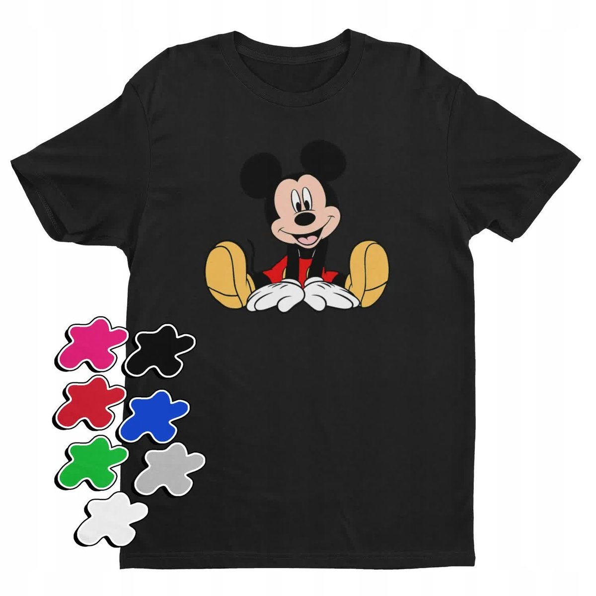 Koszulka T-Shirt Dziecięca Z Nadrukiem Myszka Miki Minnie Różne -M 134-140